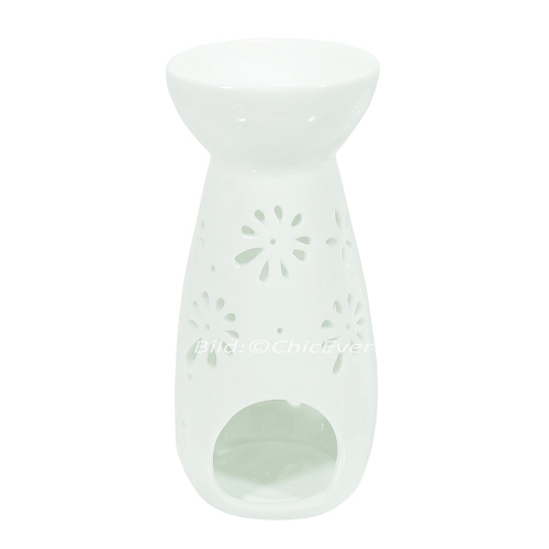 2x Duftlampen Keramik Aromalampen Duftstövchen weiss 4176